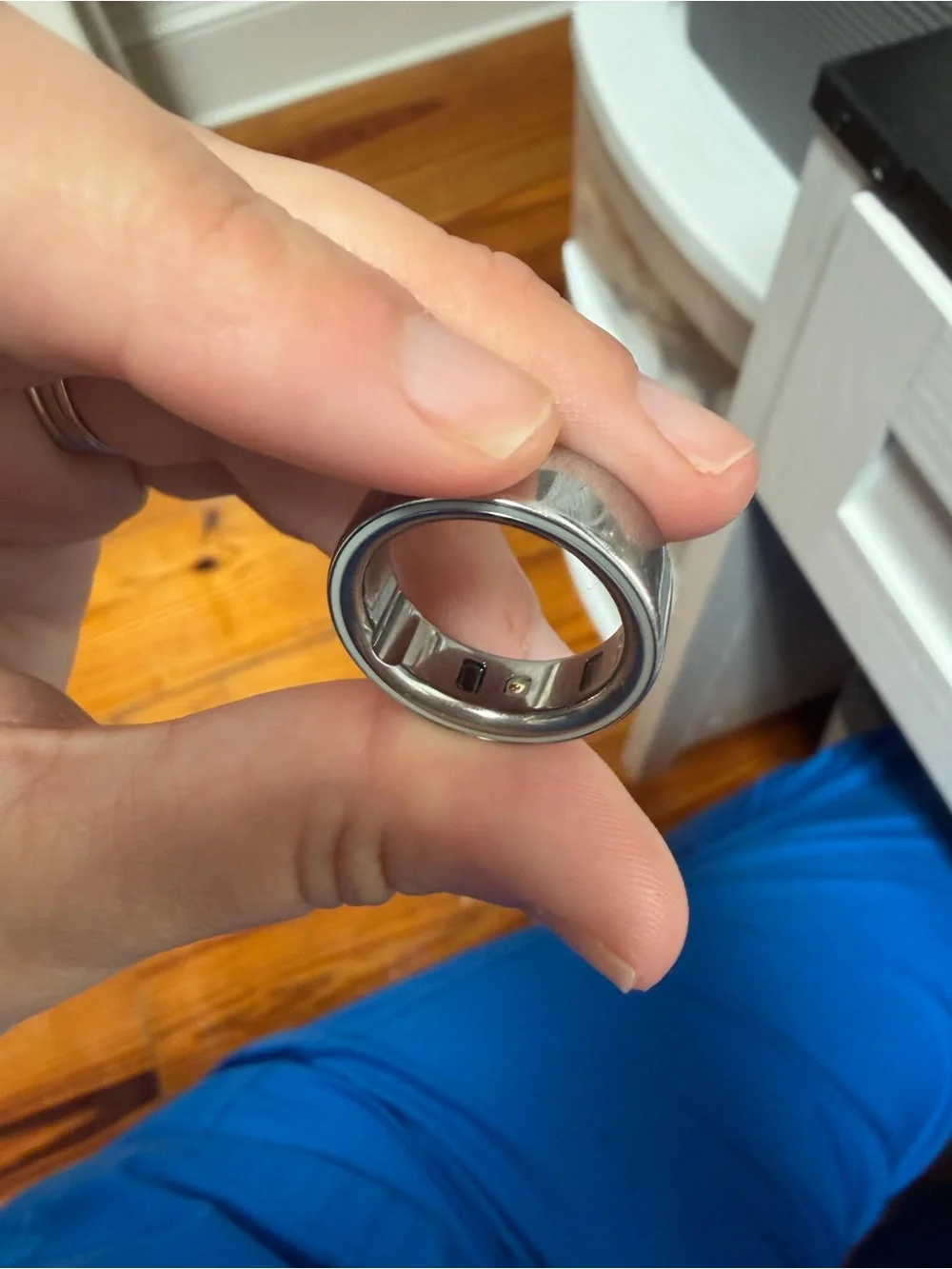 Silver Oura ring size 9